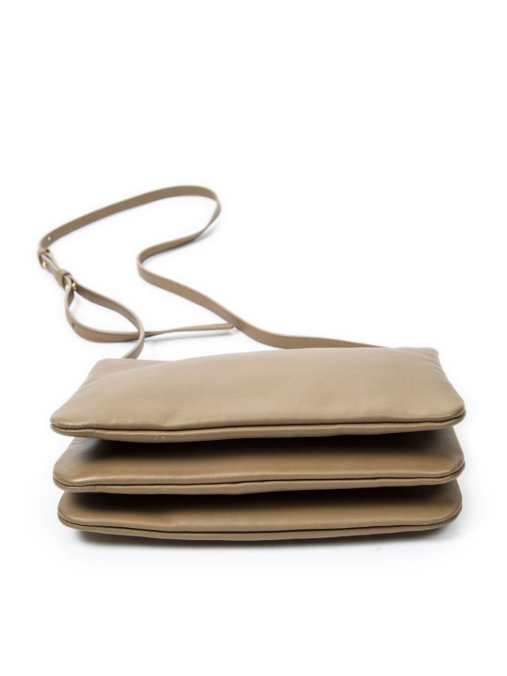 Celine Small Trio Crossbody Tan Calfskin Leather - Picture 6 of 10